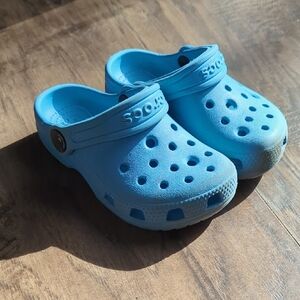 Sky Blue Toddler Crocs